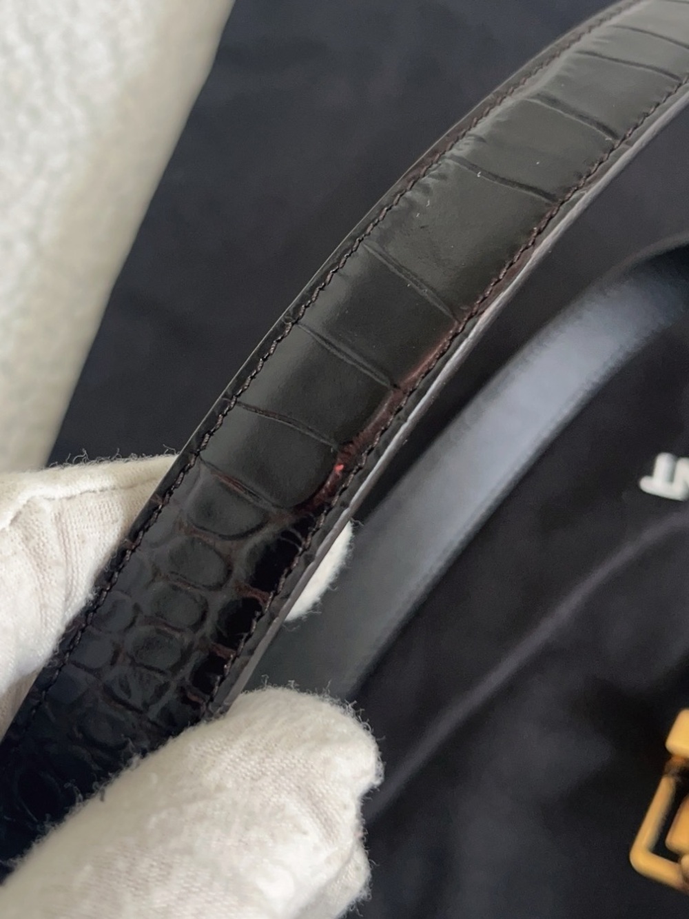 Saint Laurent La 66 Buckle Belt - Picture 7 of 16